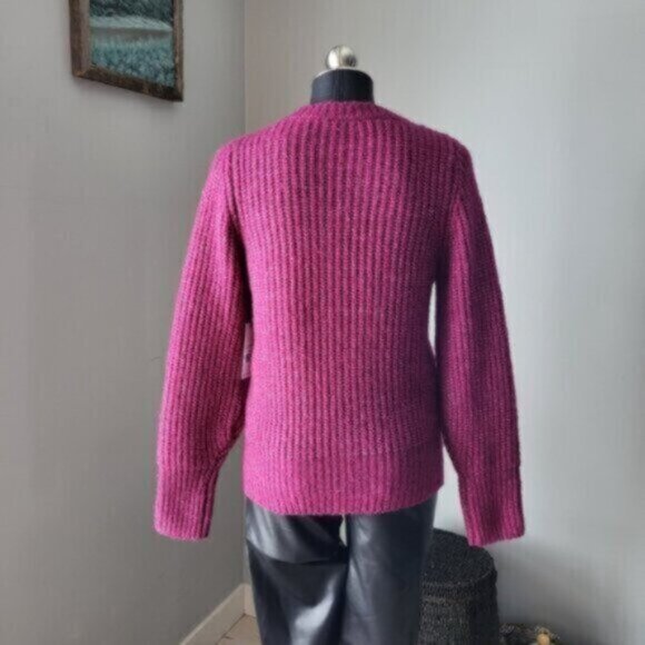 DEX Loose  Knit Sweater Magenta NWT Sz Small - Picture 9 of 12
